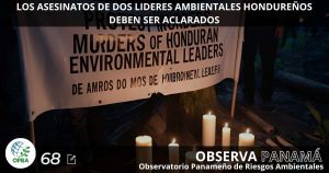 Lee más sobre el artículo LOS ASESINATOS DE DOS LIDERES AMBIENTALES HONDUREÑOS: DEBEN SER ACLARADOS