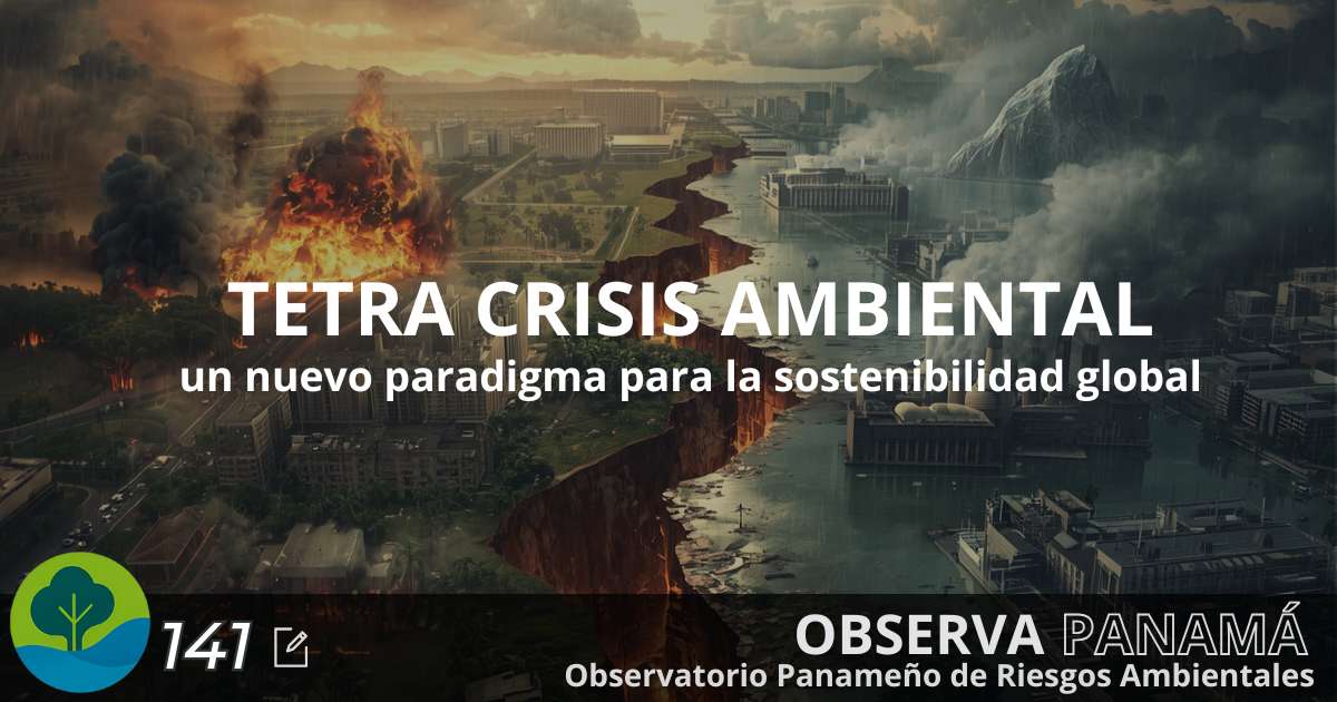 En este momento estás viendo La ‘tetra crisis ambiental’: un nuevo paradigma para la sostenibilidad global