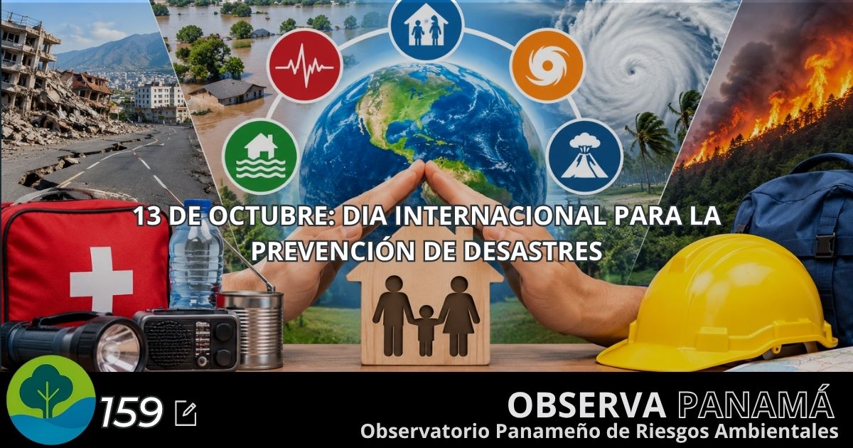 En este momento estás viendo 13 DE OCTUBRE: DIA INTERNACIONAL PARA LA PREVENCIÓN DE DESASTRES.